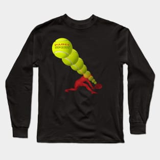 Padel sport 7 red Long Sleeve T-Shirt